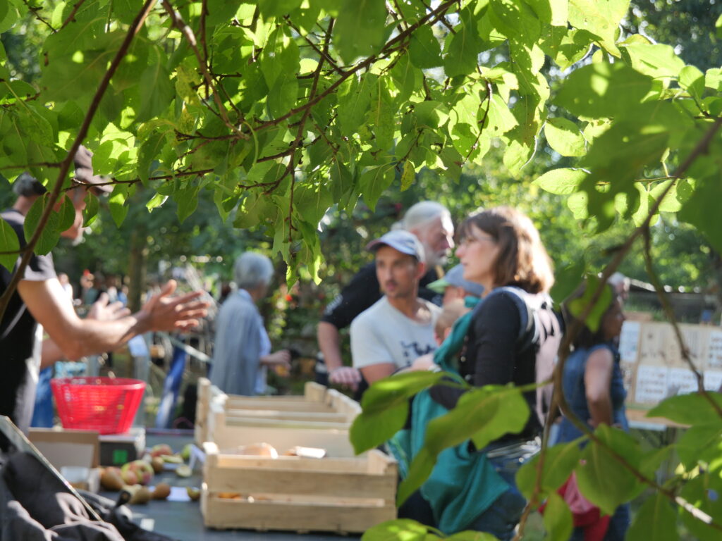 antoine pommes et visiteurs