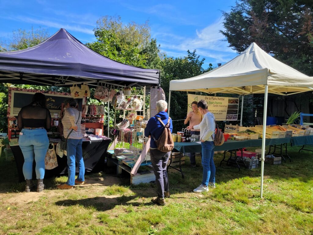 visiteurs couture et légumes
