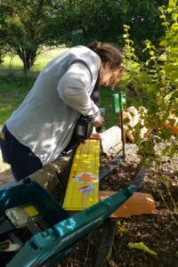 sylvaine bricole au jardin